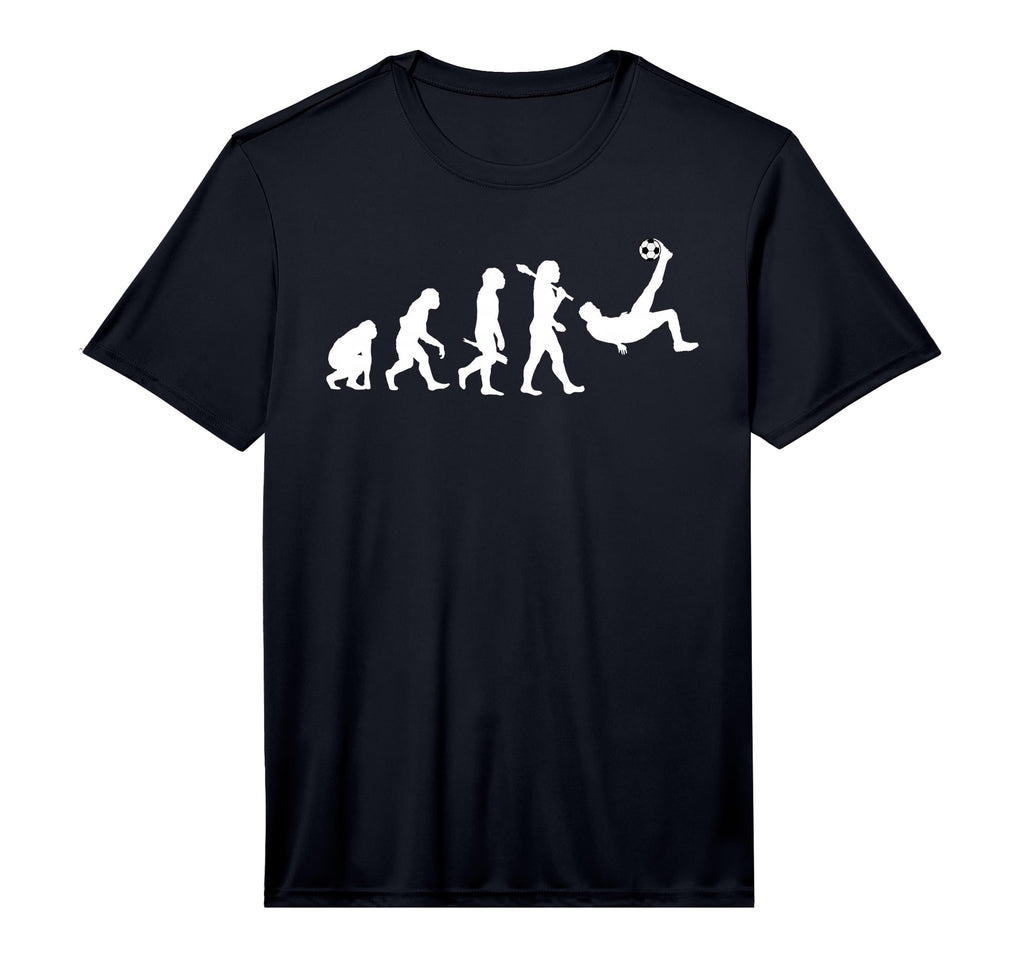 Soccer Evolution Bicycle Kick Performance T-Shirt - Graphic Print Men Women - T-Shirt, Sweatshirt, Hoodie