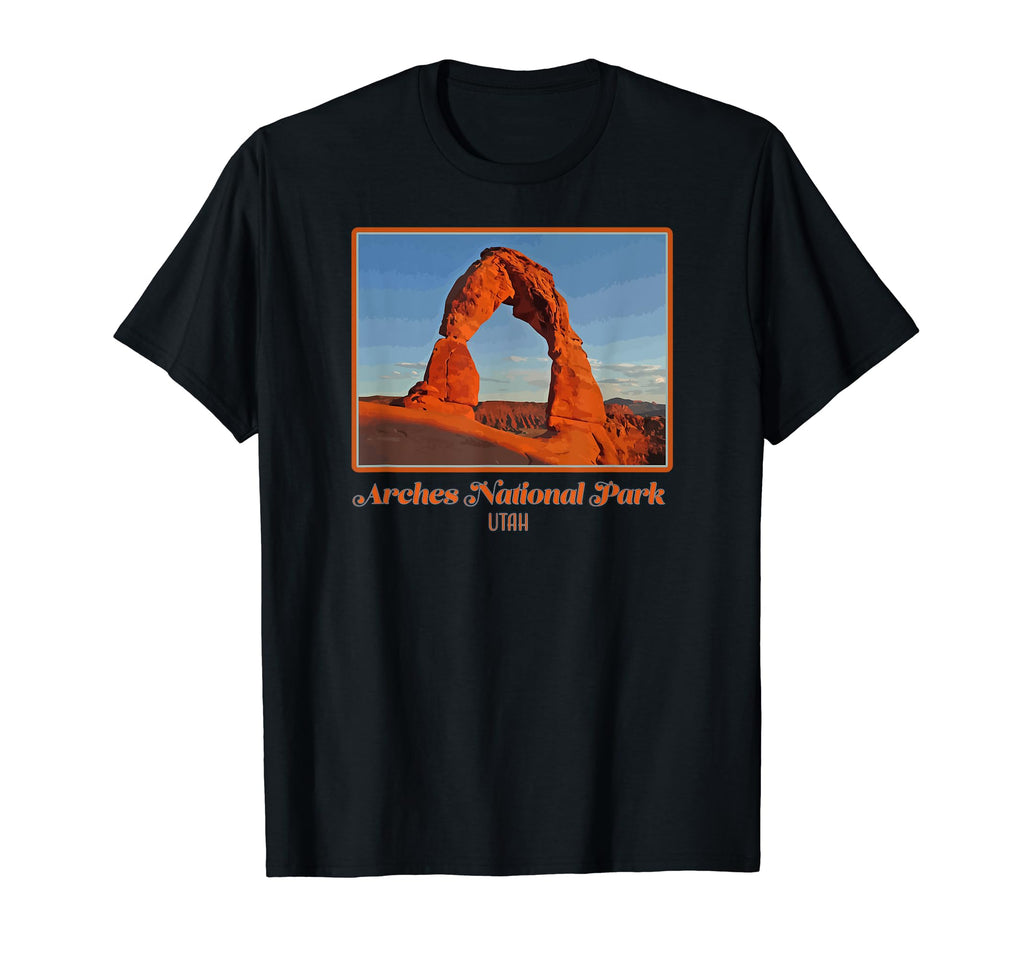 Arches National Park Utah Beautiful T-Shirt - Minimalist Print for Adults - T-Shirt, Sweatshirt, Hoodie