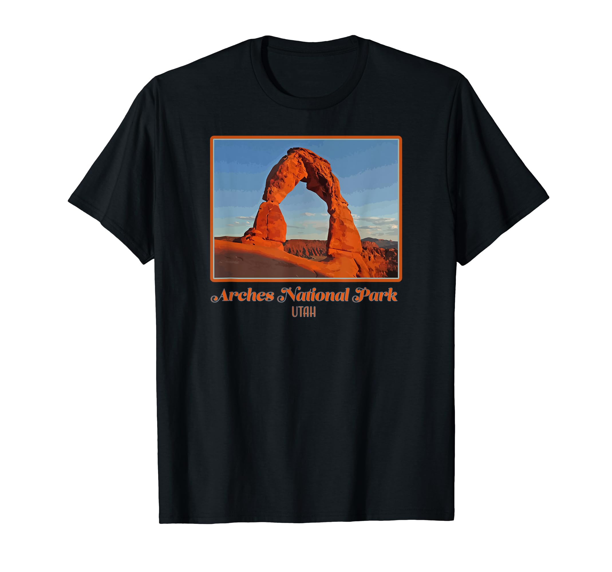 Arches National Park Utah Beautiful T-Shirt - Minimalist Print for Adults - T-Shirt, Sweatshirt, Hoodie