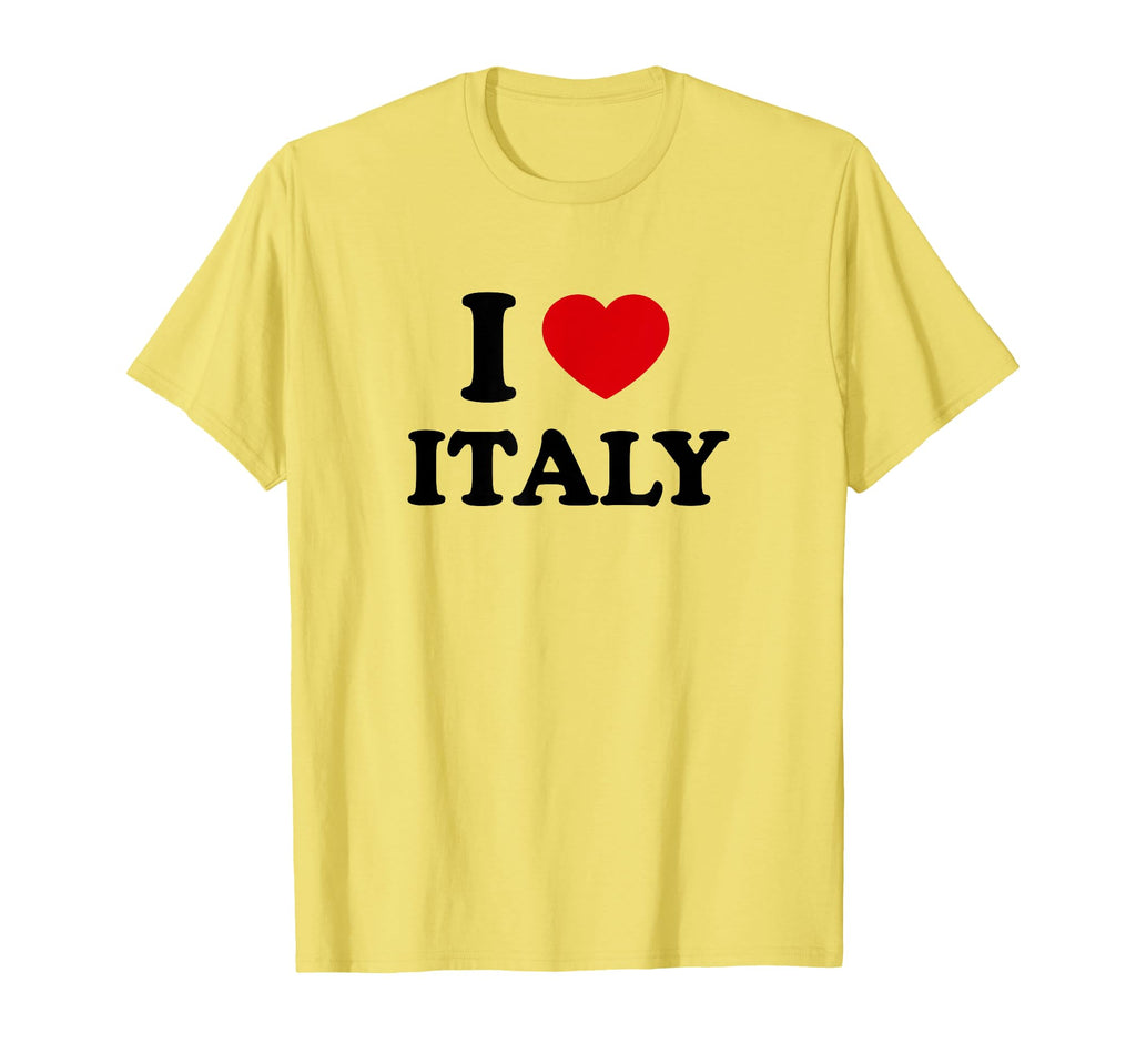 I Love Italy T-Shirt - Minimalist Print Unisex - T-Shirt, Sweatshirt, Hoodie