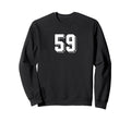 Number 59 80S 90S Soccer Team Jersey Sweatshirt - Trendy Graphic Unisex - T-Shirt, Sweatshirt, Hoodie
