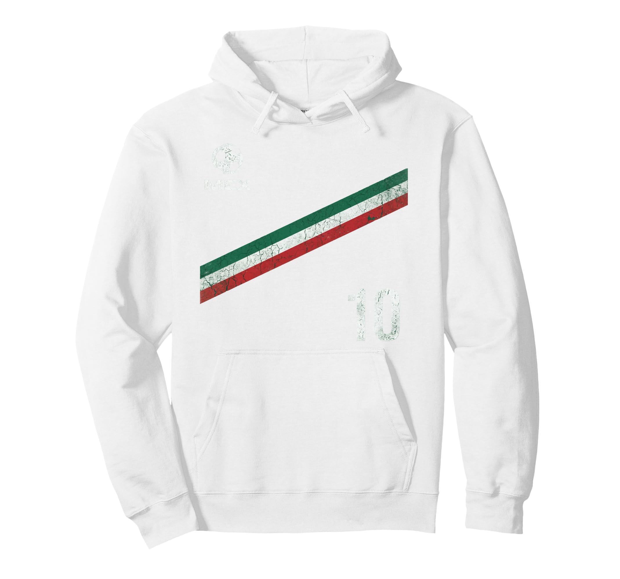 Mexico Flag Mexican Hispanic Pride Hoodie - Unique Graphic Unisex - T-Shirt, Sweatshirt, Hoodie