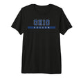 Ohio Soccer Blue Text Tri Blend T-Shirt - Fun Novelty Design Men Women - T-Shirt, Sweatshirt, Hoodie