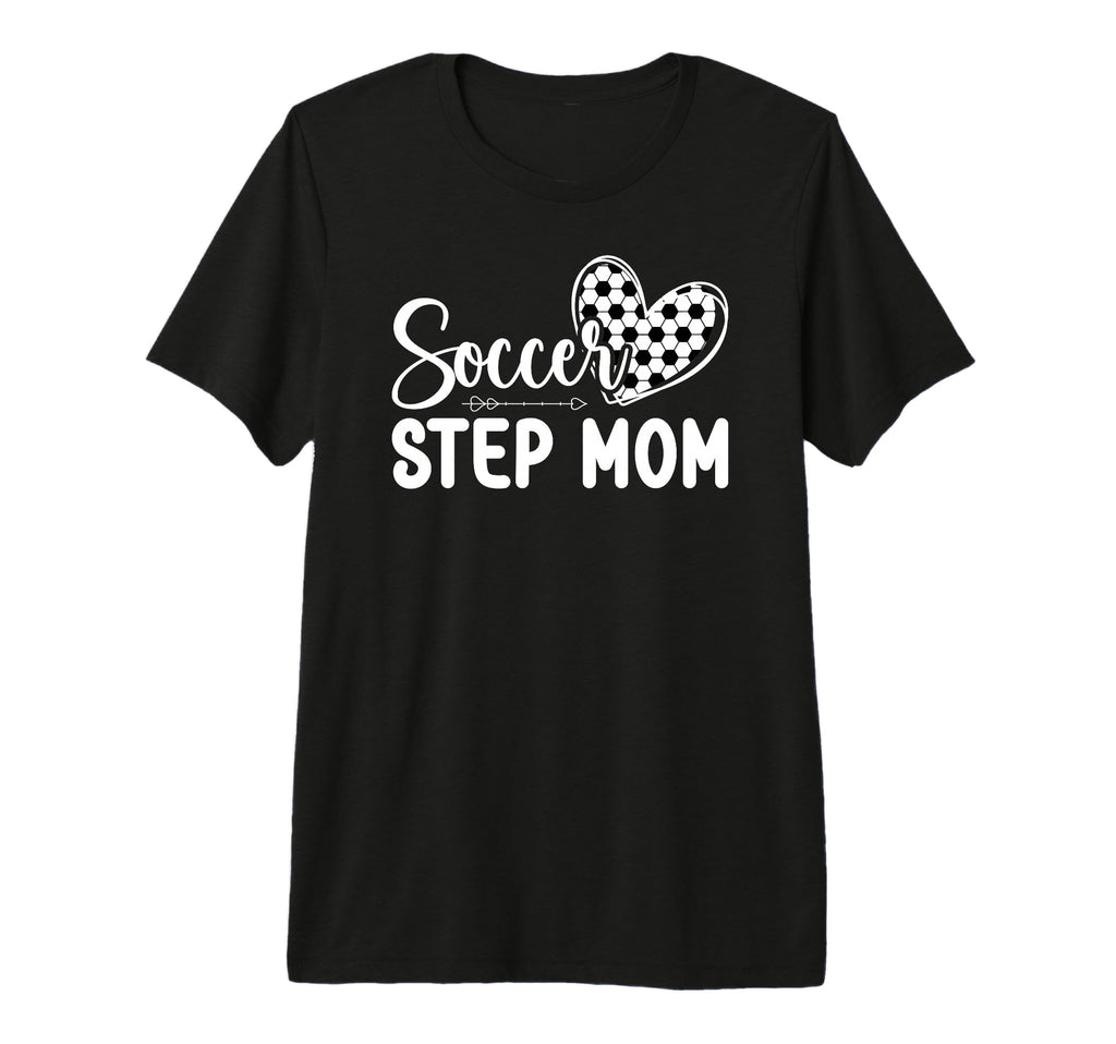 Soccer Step Mom Soccer Player Step Mother T-Shirt - Trendy Graphic Unisex - T-Shirt, Sweatshirt, Hoodie