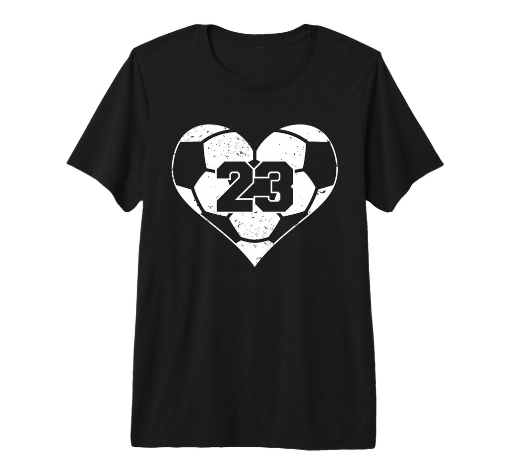 Soccer Number 23 Jersey Funny T-Shirt - Casual Everyday Wear for Adults - T-Shirt, Sweatshirt, Hoodie