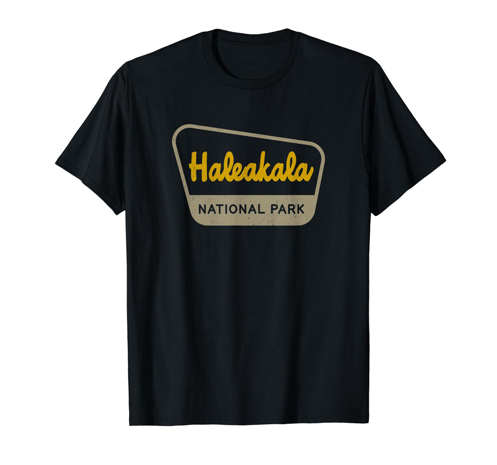 Haleakala National Park Two Tone Sign T-Shirt - Novelty Apparel Unisex - T-Shirt, Sweatshirt, Hoodie