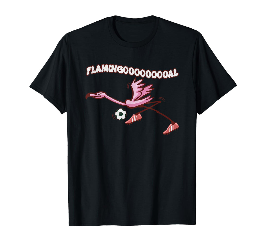 Flamingooooal Score Goal Flamingo T-Shirt - Unique Graphic for Adults - T-Shirt, Sweatshirt, Hoodie