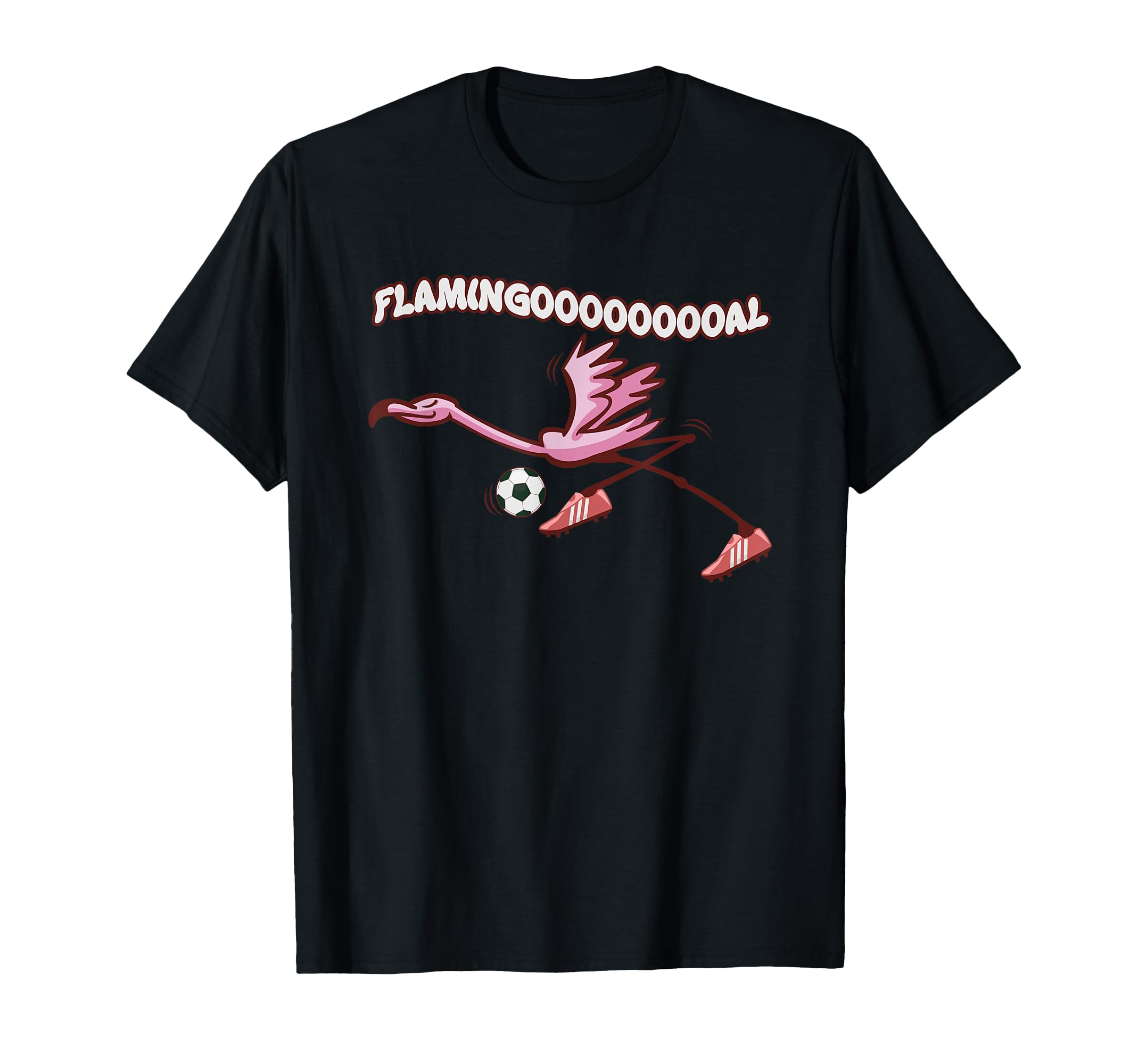 Flamingooooal Score Goal Flamingo T-Shirt - Unique Graphic for Adults - T-Shirt, Sweatshirt, Hoodie