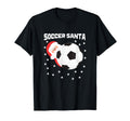 Soccer Goalkeeper Holiday Santa Claus T-Shirt - Casual Everyday Wear Unisex - T-Shirt, Sweatshirt, Hoodie