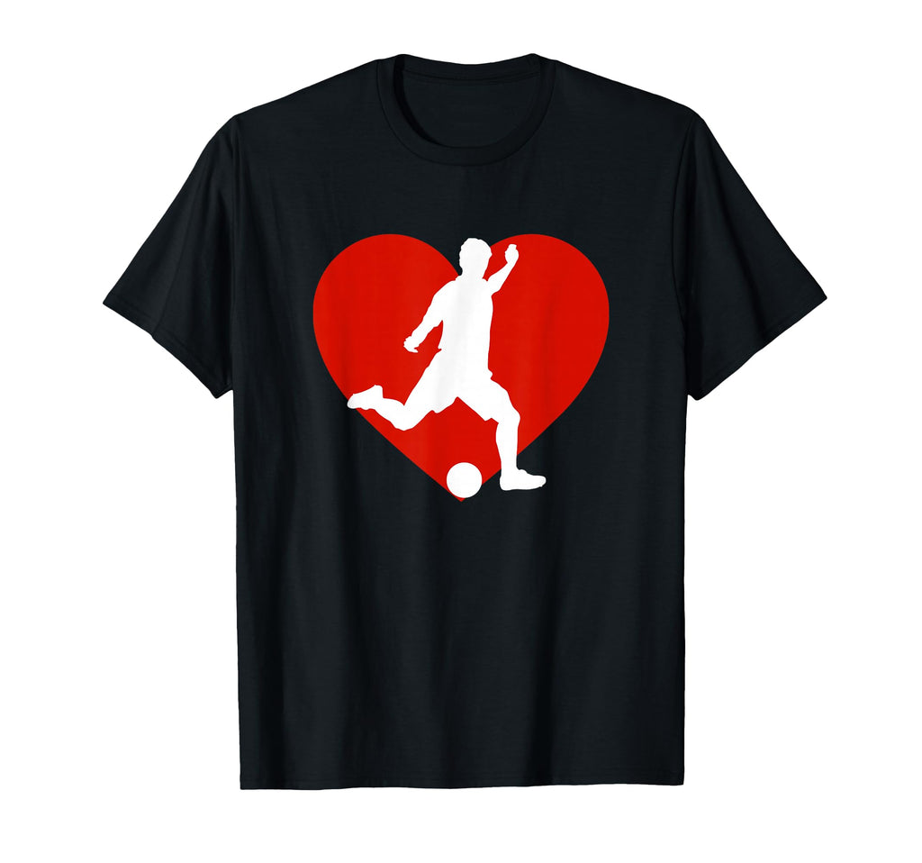 Valentine Soccer Player Valentines T-Shirt - Streetwear Style Men Women - T-Shirt, Sweatshirt, Hoodie