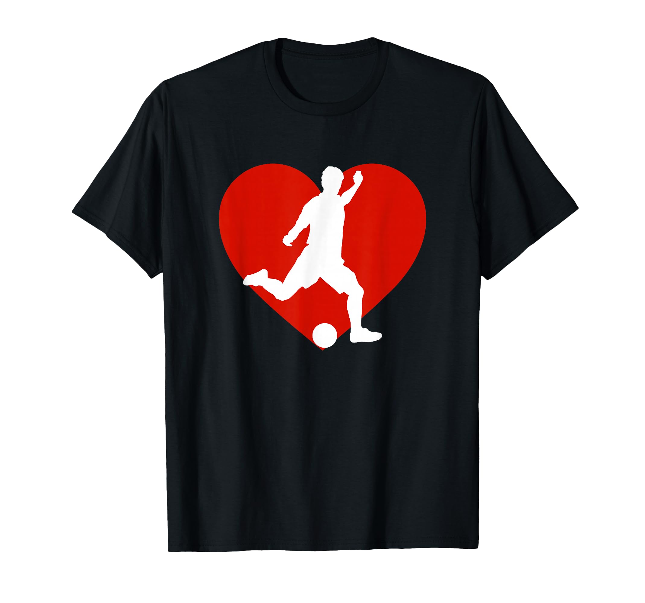 Valentine Soccer Player Valentines T-Shirt - Streetwear Style Men Women - T-Shirt, Sweatshirt, Hoodie