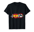 Spanish Football Heartbeat Spain Soccer T-Shirt - Unique Graphic Men Women - T-Shirt, Sweatshirt, Hoodie