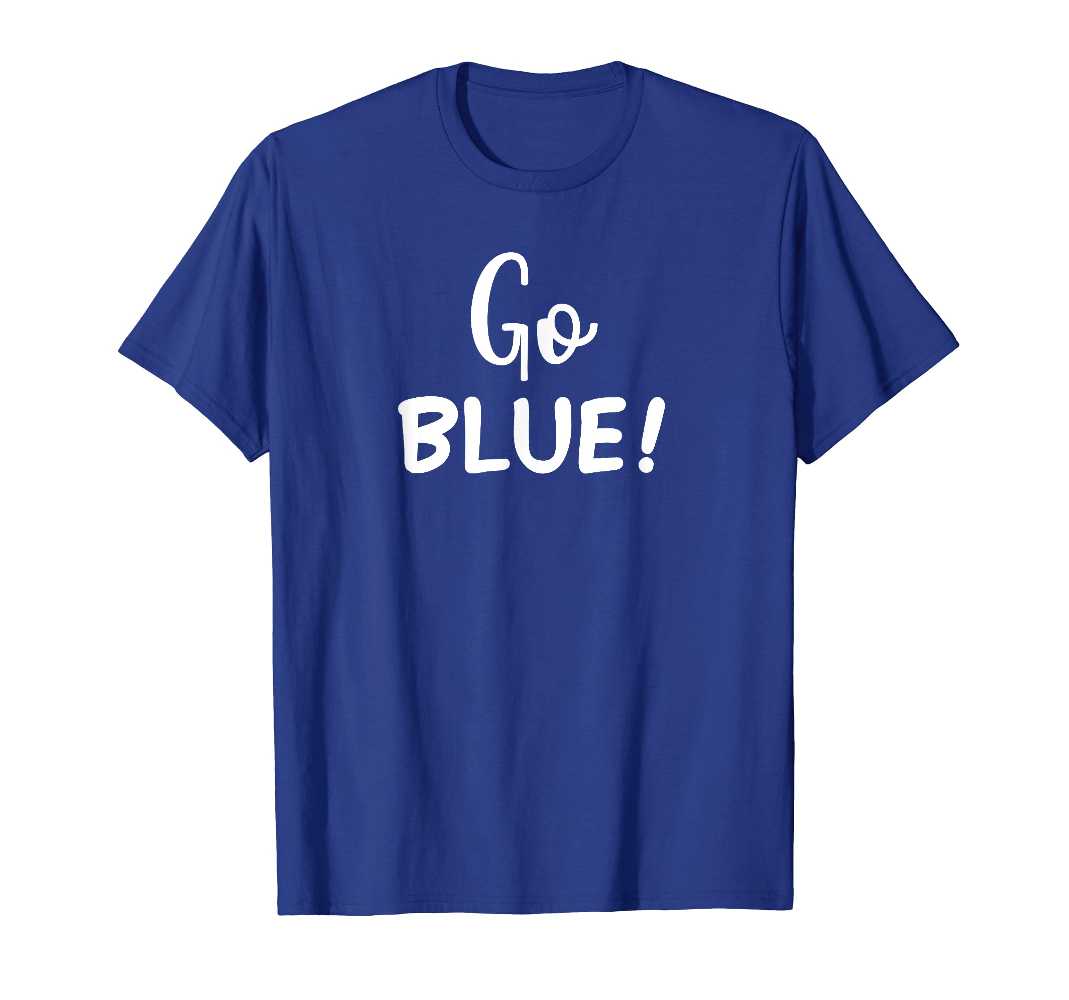 Go Blue Team Spirit Game School T-Shirt - Novelty Apparel Men Women - T-Shirt, Sweatshirt, Hoodie
