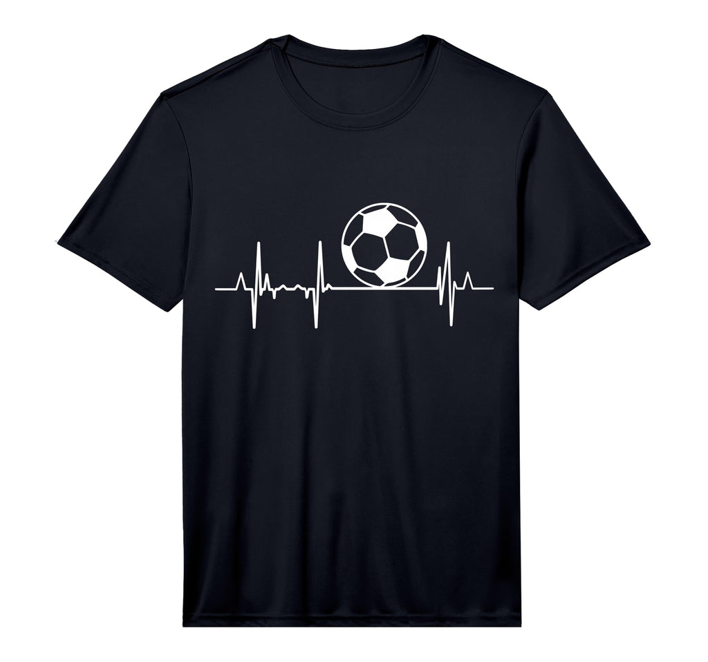 My Heart Beats Soccer Player T-Shirt - Novelty Apparel Men Women - T-Shirt, Sweatshirt, Hoodie