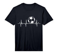 My Heart Beats Soccer Player T-Shirt - Novelty Apparel Men Women - T-Shirt, Sweatshirt, Hoodie