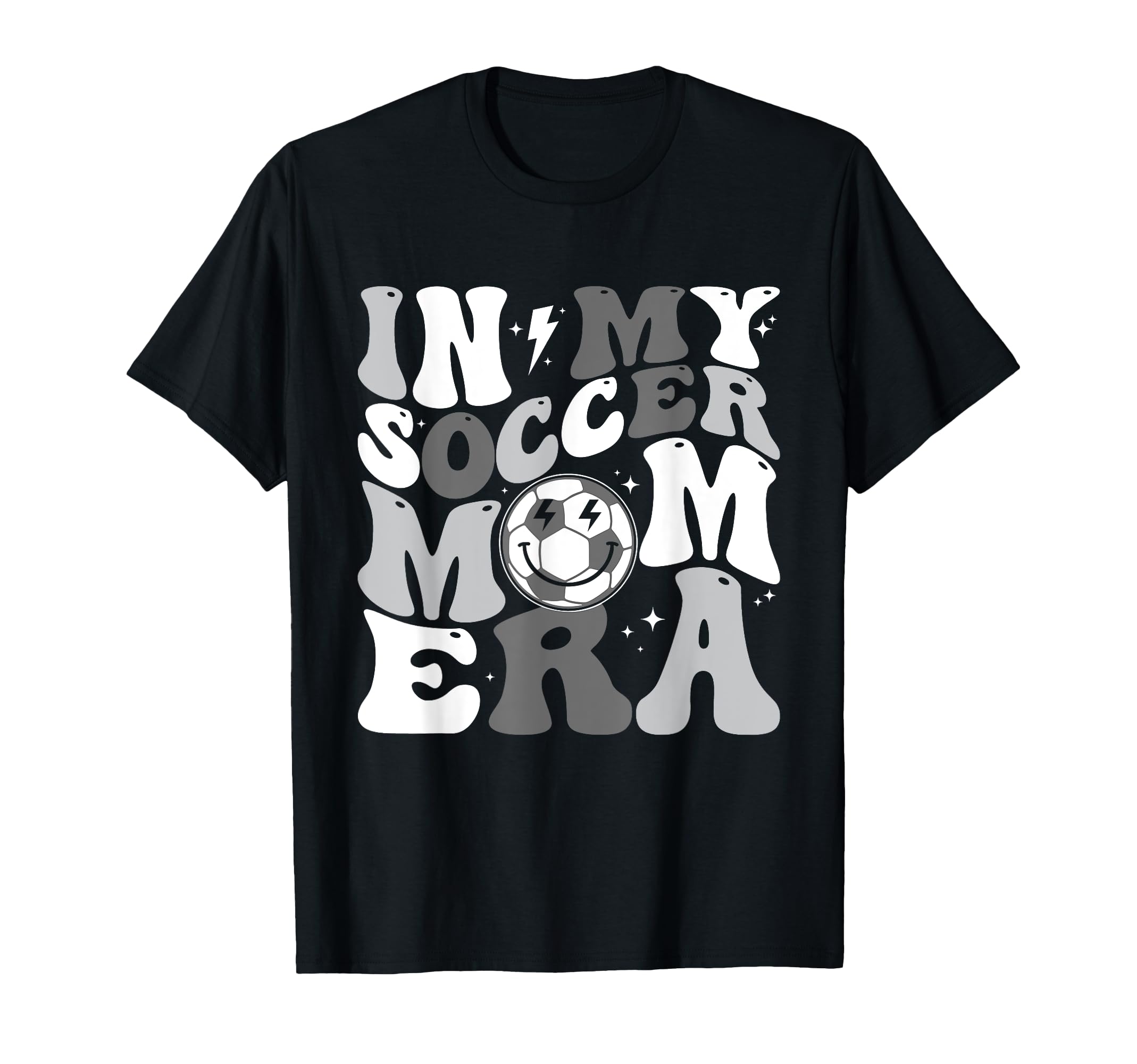 My Soccer Mom Era Groovy T-Shirt - Fun Novelty Design for Adults - T-Shirt, Sweatshirt, Hoodie