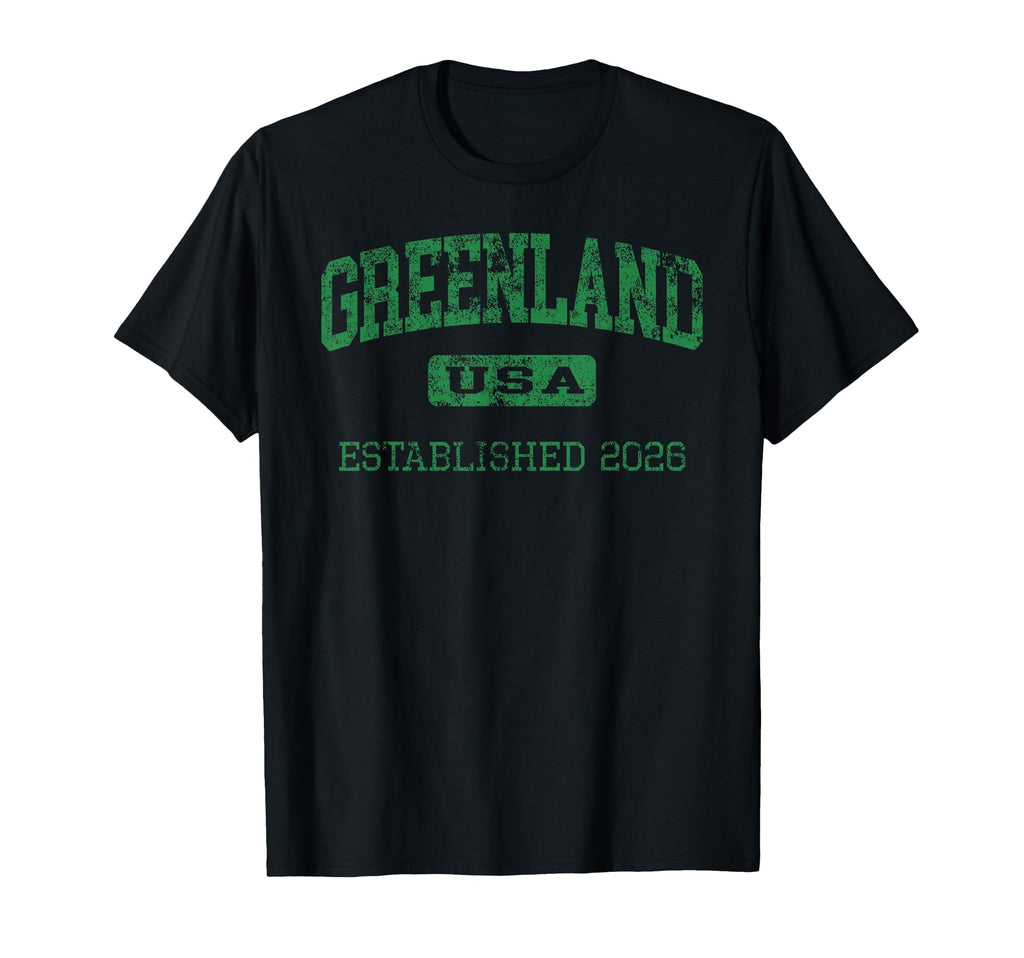 Greenland Usa Established 2026 T-Shirt - Casual Everyday Wear for Adults - T-Shirt, Sweatshirt, Hoodie