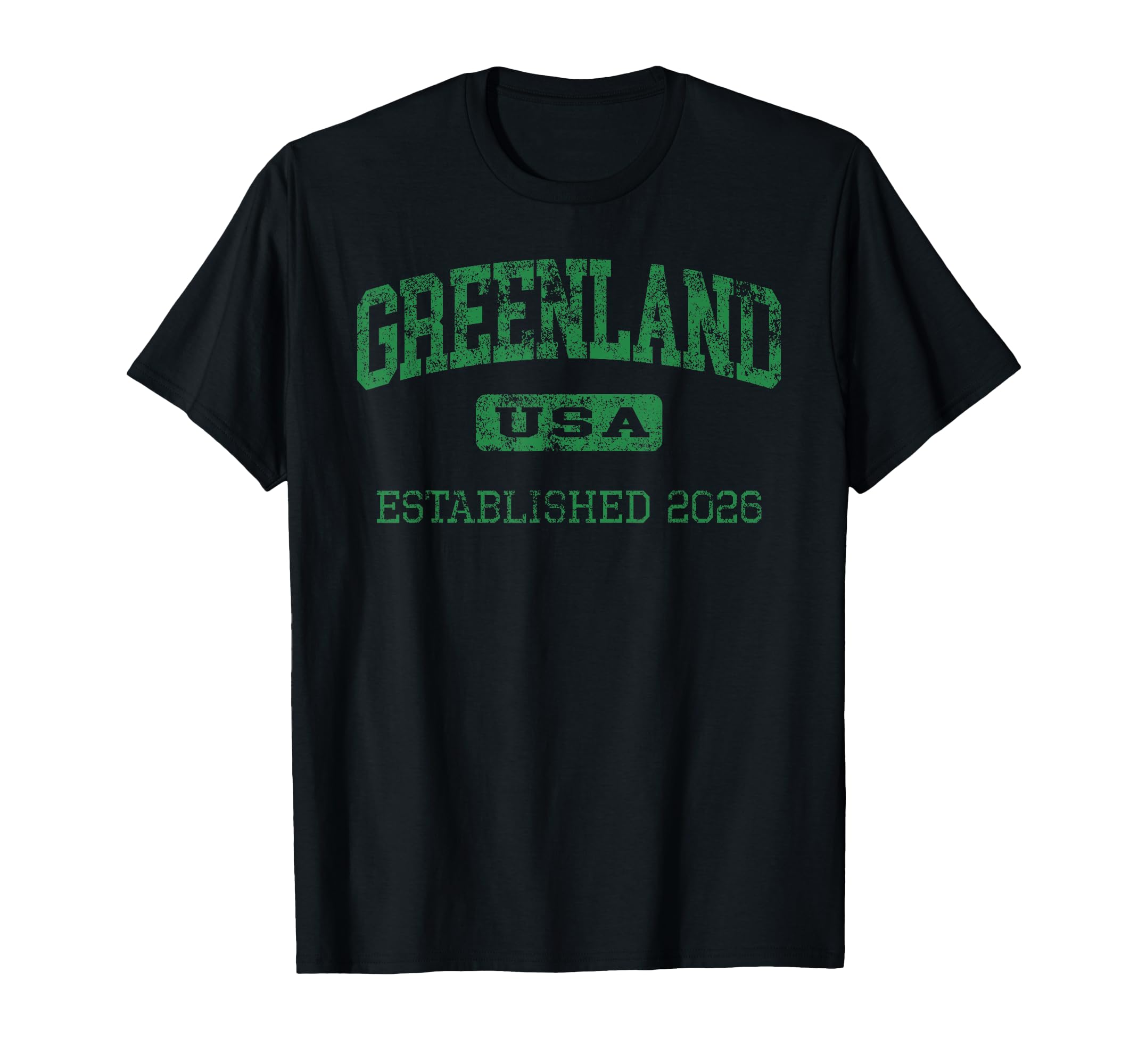 Greenland Usa Established 2026 T-Shirt - Casual Everyday Wear for Adults - T-Shirt, Sweatshirt, Hoodie