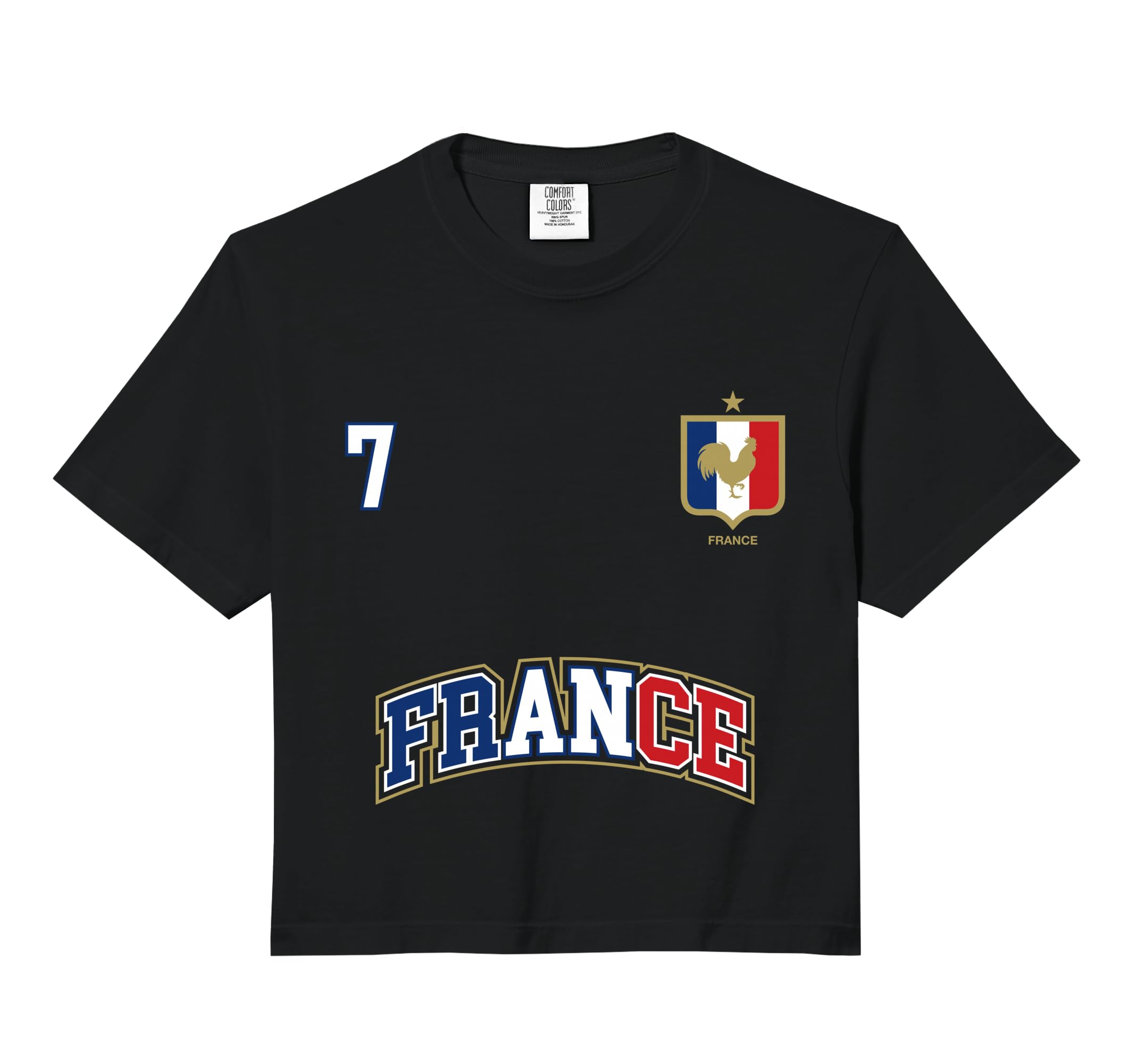 France Number 7 Soccer Team Hoodie - Casual Everyday Wear for Adults - T-Shirt, Sweatshirt, Hoodie