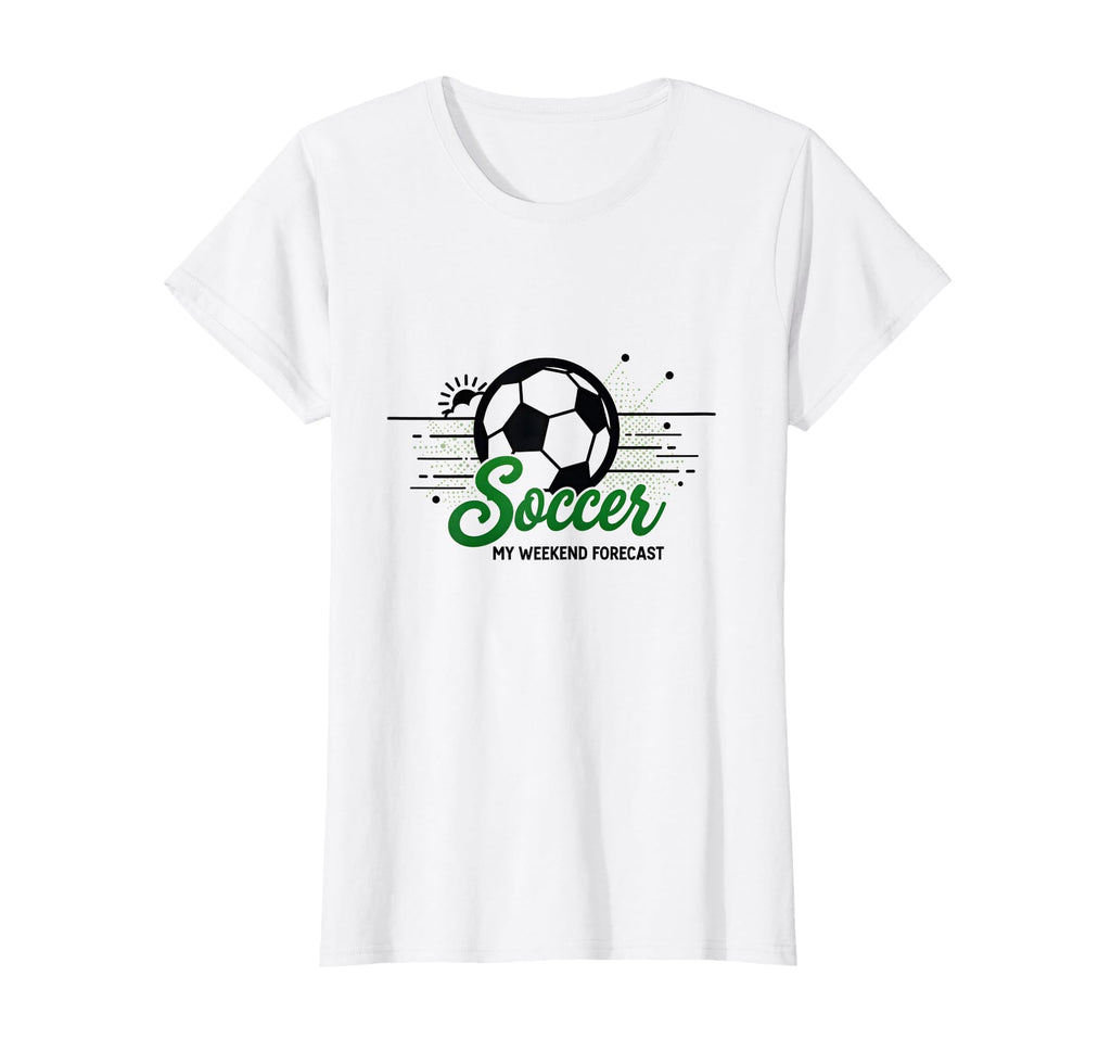 Soccer Mom Weekend Forecast 100 Chance T-Shirt - Trendy Graphic for Adults - T-Shirt, Sweatshirt, Hoodie