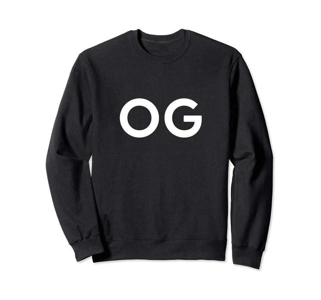 Og Original Gangster Minimalistic Sweatshirt - Graphic Print for Adults - T-Shirt, Sweatshirt, Hoodie