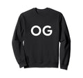 Og Original Gangster Minimalistic Sweatshirt - Graphic Print for Adults - T-Shirt, Sweatshirt, Hoodie