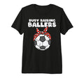 Busy Raising Ballers Soccer Polka T-Shirt - Unique Graphic for Adults - T-Shirt, Sweatshirt, Hoodie