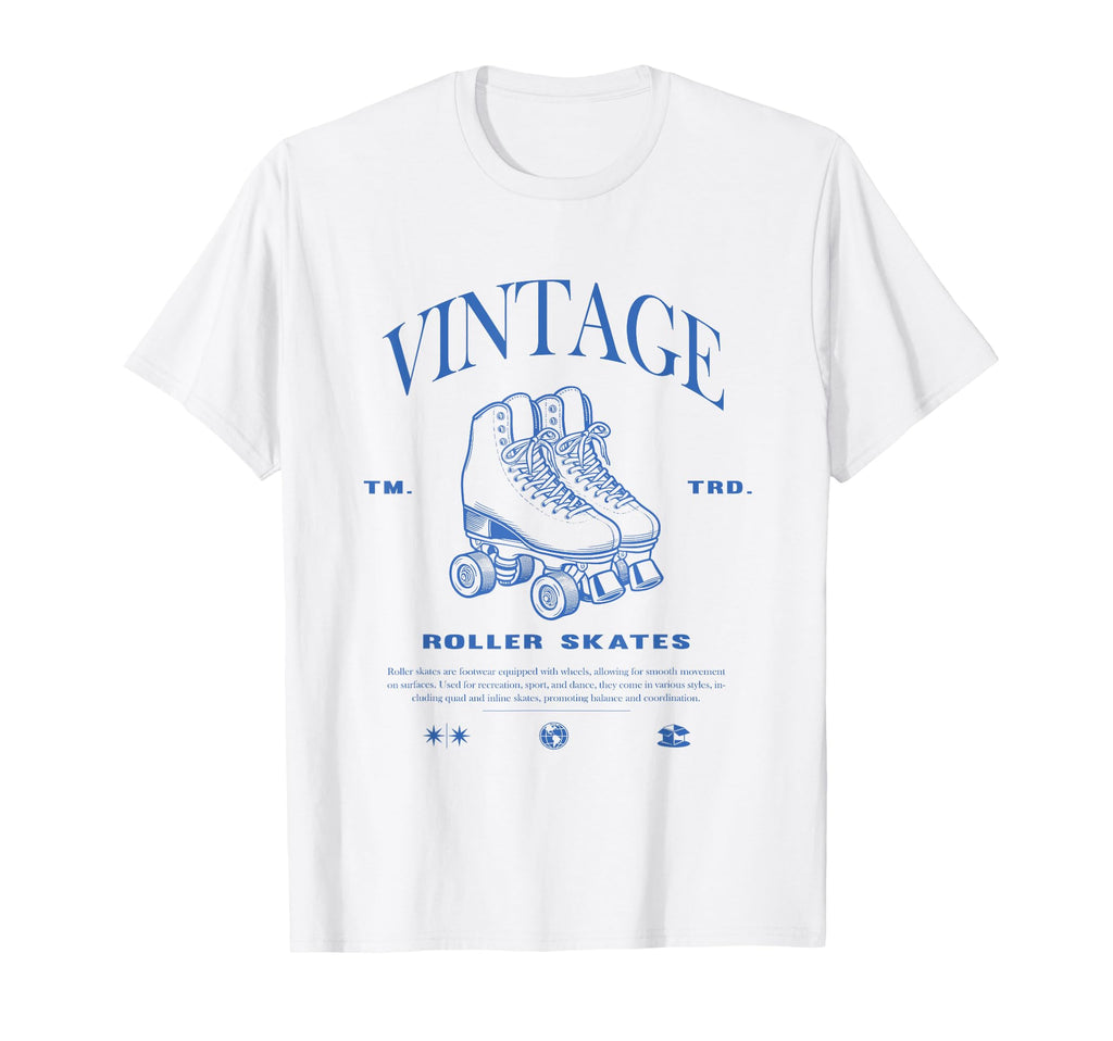 Roller Skates T-Shirt - Aesthetic Graphic Men Women - T-Shirt, Sweatshirt, Hoodie