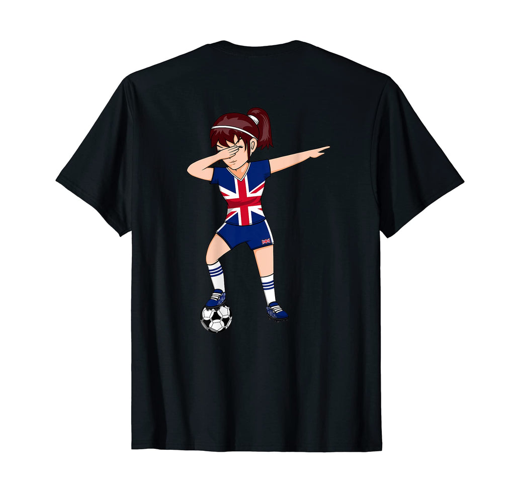 Dabbing Soccer United Kingdom Football T-Shirt - Graphic Print Men Women - T-Shirt, Sweatshirt, Hoodie