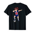 Dabbing Soccer United Kingdom Football T-Shirt - Graphic Print Men Women - T-Shirt, Sweatshirt, Hoodie