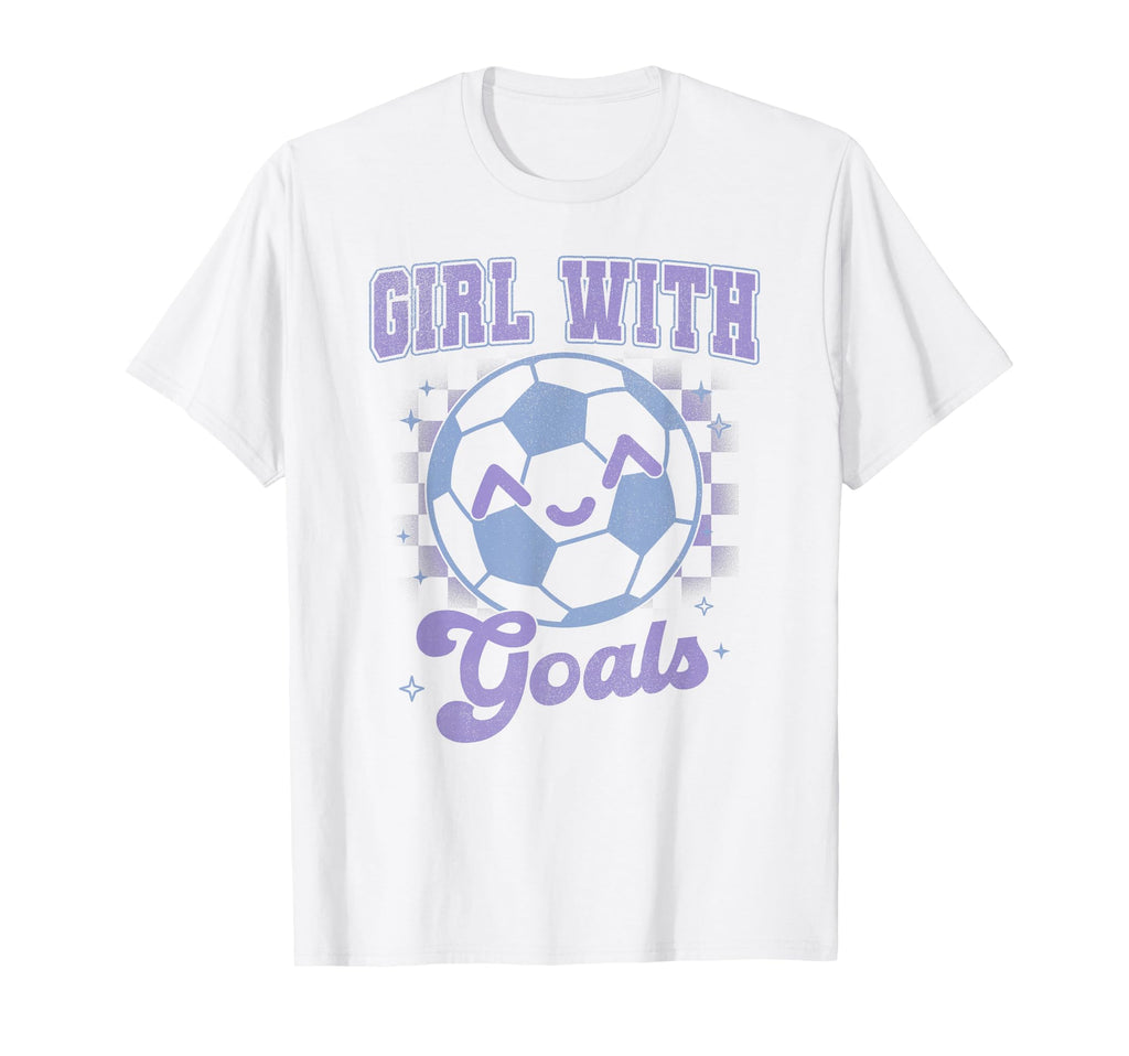 Trendy Goals Soccer Ball Chest Logo T-Shirt - Graphic Print Unisex - T-Shirt, Sweatshirt, Hoodie