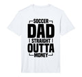Mens Soccer Dad Performance T-Shirt - Minimalist Print for Adults - T-Shirt, Sweatshirt, Hoodie