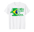 Meu Partido E O Brasil Flag Jair T-Shirt - Minimalist Print Men Women - T-Shirt, Sweatshirt, Hoodie