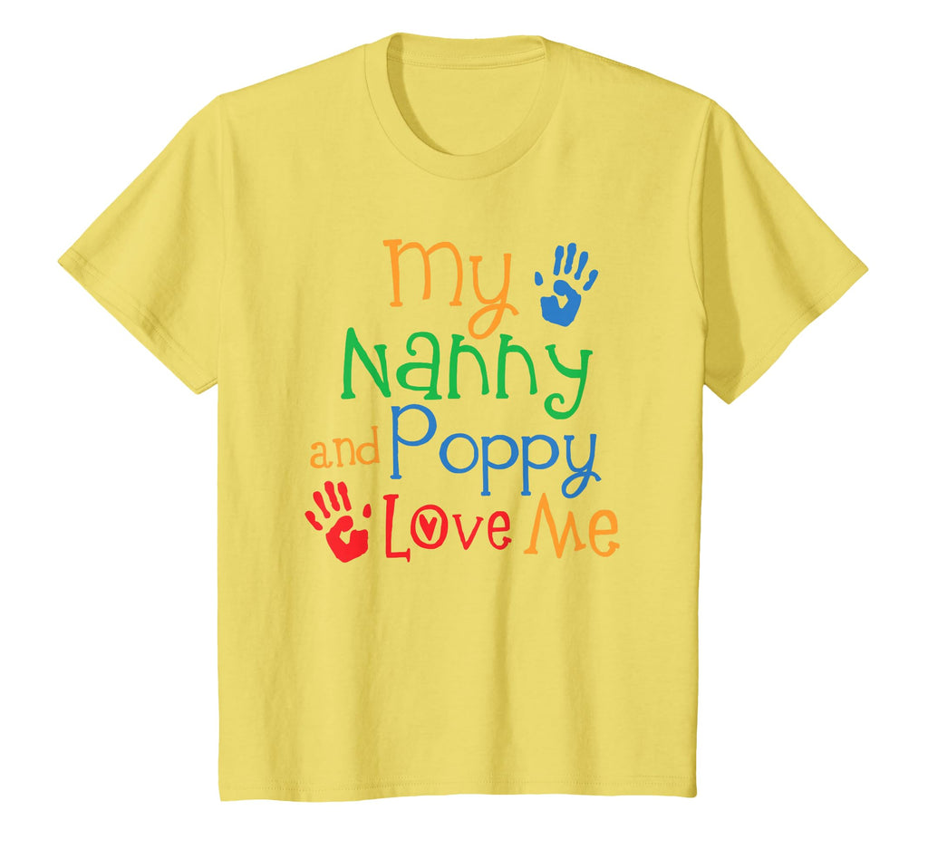 My Nanny And Poppy Love Me Grandchild T-Shirt - Unique Graphic Men Women - T-Shirt, Sweatshirt, Hoodie