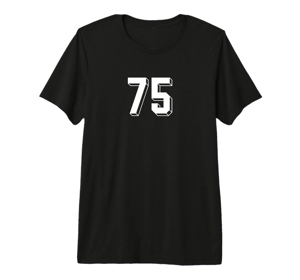 Number 75 80S 90S Soccer Team Jersey T-Shirt - Minimalist Print Men Women - T-Shirt, Sweatshirt, Hoodie