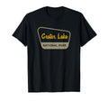 Crater Lake National Park Two Tone T-Shirt - Fun Novelty Design for Adults - T-Shirt, Sweatshirt, Hoodie