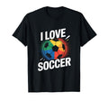 I Love Soccer Vibrant Fan Statement T-Shirt - Graphic Print Men Women - T-Shirt, Sweatshirt, Hoodie