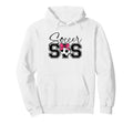 Soccer Sister Heart Big Sister Hoodie - Fun Novelty Design Men Women - T-Shirt, Sweatshirt, Hoodie