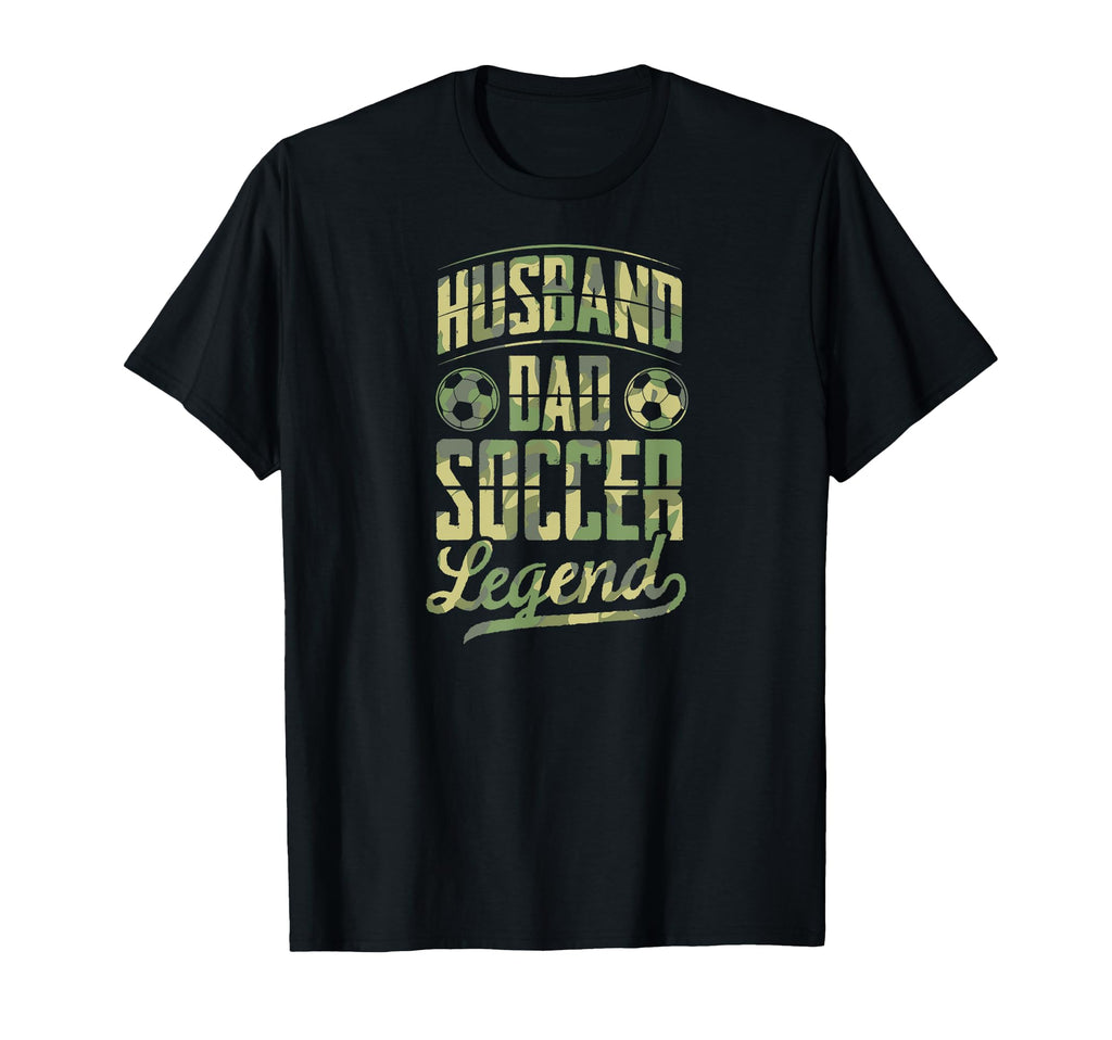 Husband Dad Soccer Legend Soccer T-Shirt - Aesthetic Graphic for Adults - T-Shirt, Sweatshirt, Hoodie