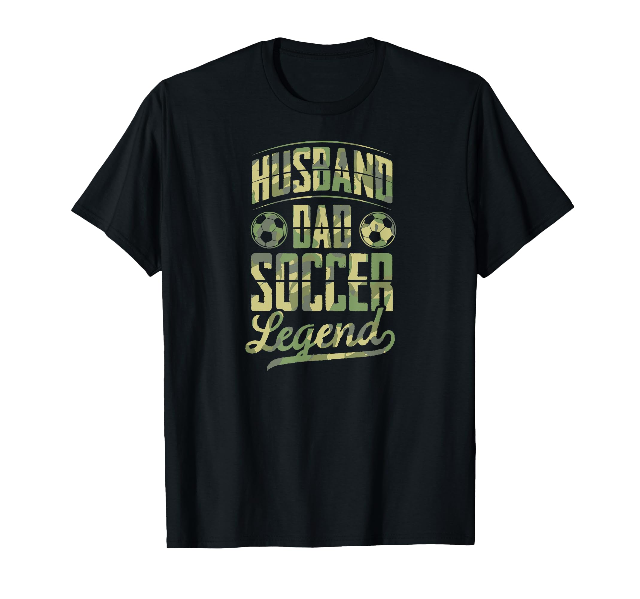 Husband Dad Soccer Legend Soccer T-Shirt - Aesthetic Graphic for Adults - T-Shirt, Sweatshirt, Hoodie