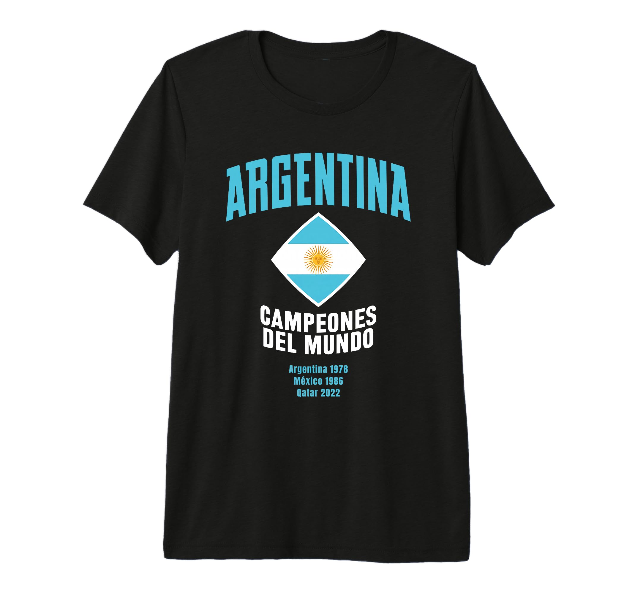 Argentina World Champion 2022 Soccer T-Shirt - Minimalist Print Unisex - T-Shirt, Sweatshirt, Hoodie