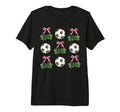 Coquette Bow Soccer And Shamrock St T-Shirt - Unique Graphic Men Women - T-Shirt, Sweatshirt, Hoodie