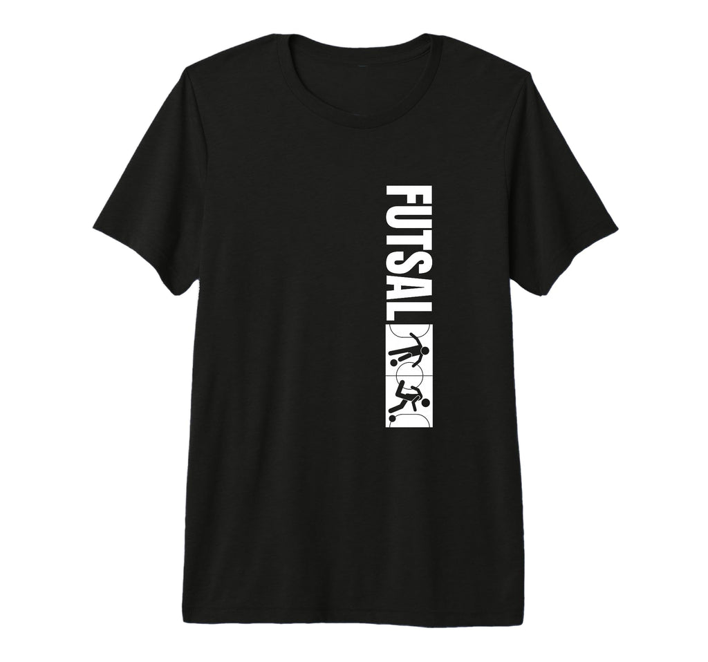 Futsal Coach Distressed Futsal Tri T-Shirt - Minimalist Print Men Women - T-Shirt, Sweatshirt, Hoodie