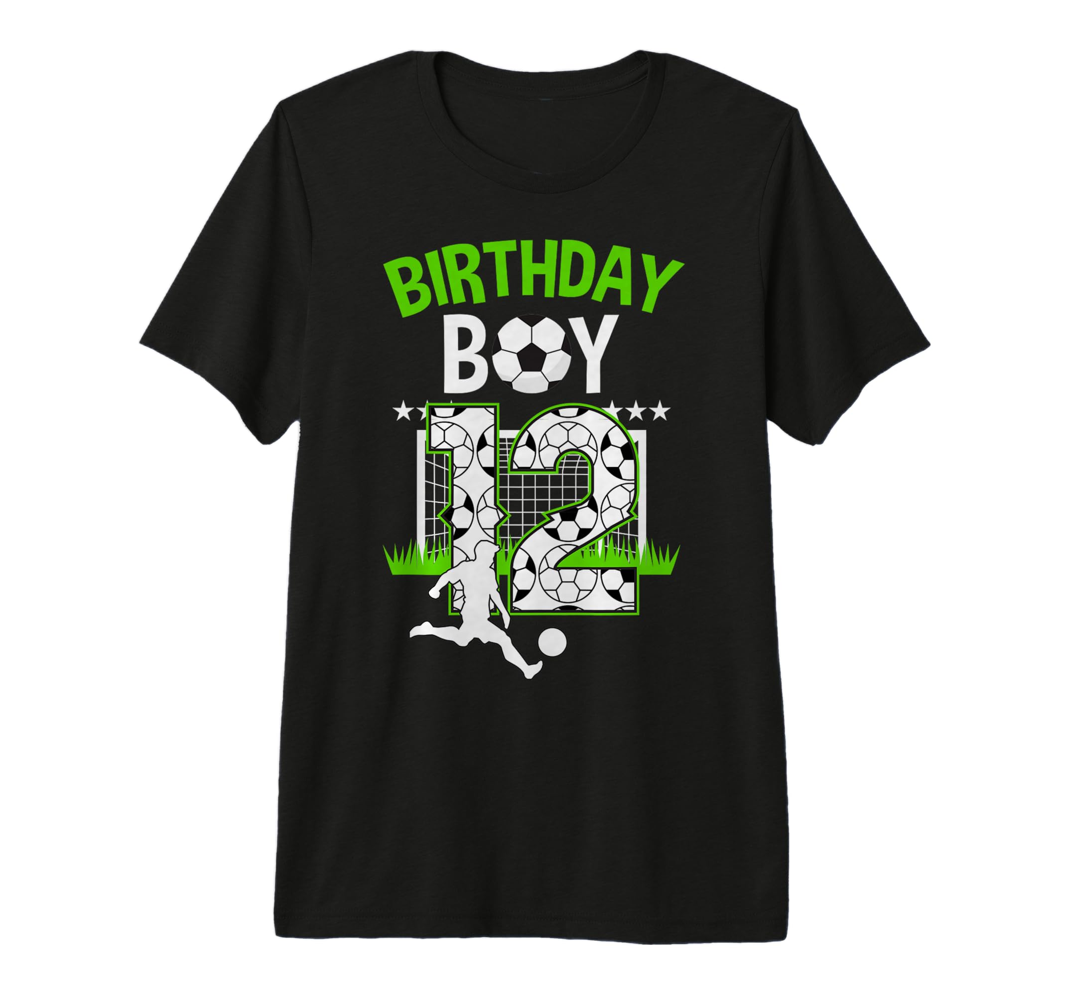 Birthday Soccer 12 Year Old Who T-Shirt - Fun Novelty Design for Adults - T-Shirt, Sweatshirt, Hoodie