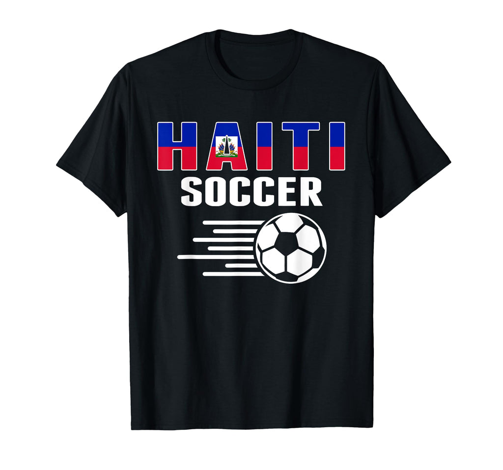 Proud Haiti Soccer Fans Jersey T-Shirt - Custom Art Print for Adults - T-Shirt, Sweatshirt, Hoodie