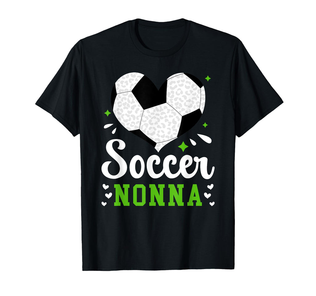 Soccer Nonna Heart Nonna Soccer T-Shirt - Minimalist Print for Adults - T-Shirt, Sweatshirt, Hoodie