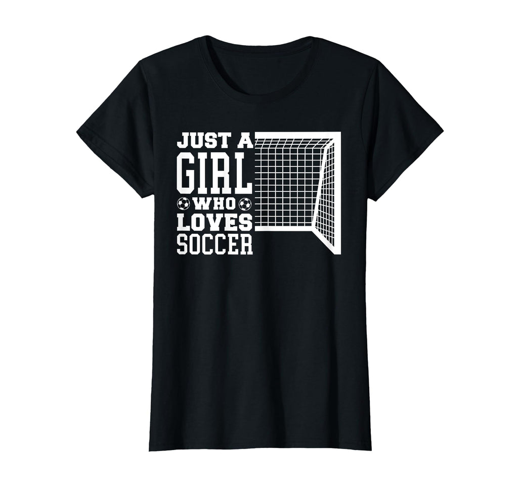 Funny Just Who Loves Soccer T-Shirt - Custom Art Print Unisex - T-Shirt, Sweatshirt, Hoodie
