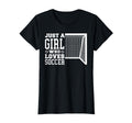 Funny Just Who Loves Soccer T-Shirt - Custom Art Print Unisex - T-Shirt, Sweatshirt, Hoodie