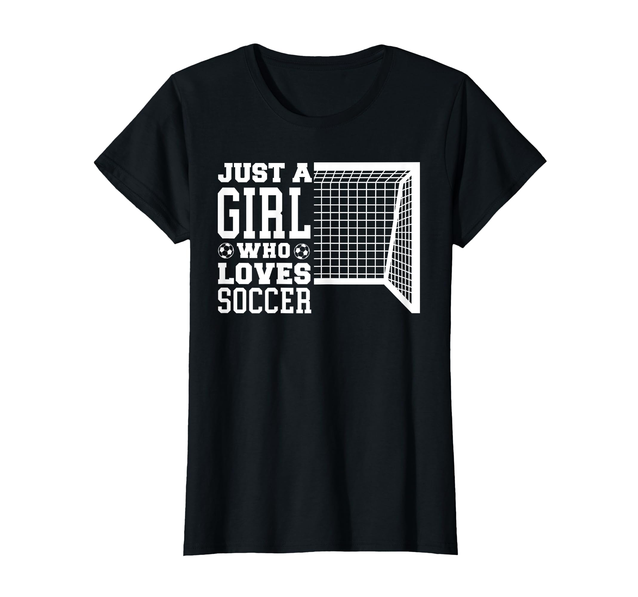 Funny Just Who Loves Soccer T-Shirt - Custom Art Print Unisex - T-Shirt, Sweatshirt, Hoodie