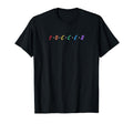 Rainbow Soccer Player Lettering Futbol T-Shirt - Trendy Graphic for Adults - T-Shirt, Sweatshirt, Hoodie